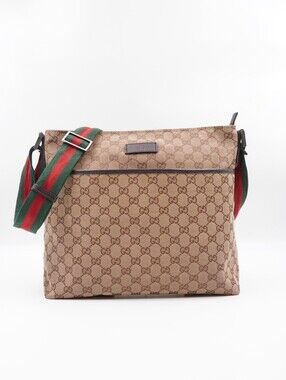 CM33 💗 GUCCI Monogram Web Messenger Bag